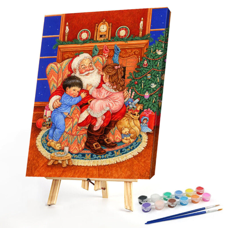 Santa Claus 40x50cm Oil Paint By Numbers Picture Painting