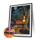 Diamond Painting 5D DIY Black Cat Full Round Drill Picture