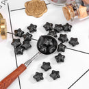 30pcs Retro Star Shape Sealing Wax Grain Fire Painting Pills for Stamp (D)