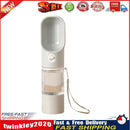 Portable Pet Dog Water Bottle Travel Outdoor Walking Drinking Cups (Grey) Newly