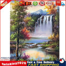 5D DIY Diamond Painting waterfall Full Round Drill Decor Newly