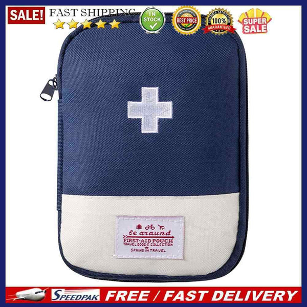 Portable Storage Bag First Aid Kit Emergency Medicine Bag Outdoor Pill Orga