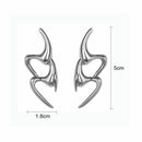 Earrings Geometric Stud Earrings Note Hollow Out Earring Irregular Earrings