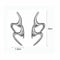 Earrings Geometric Stud Earrings Note Hollow Out Earring Irregular Earrings