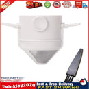 Stainless Steel Folding Coffee Filter with Brush Coffee Dripper (White) Newly
