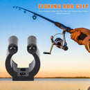 10pcs Fishing Rod Storage Clips Portable Club Pole Rack Clamps Holder (L) Newly