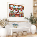 Three Chefs Canvas Paint By Numbers Oil Hand Painted Drawing Kit Home Decor