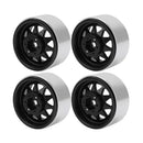 4pcs 1.9 inch Beadlock Wheel Rims for 1/10 SCX10 90046 Traxxas TRX4 RC4WD D90