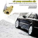 8mm Brass Car Tire Air Chuck Inflator Pump Valve Clip Clamp Connector Adapter