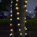 Solar Star String Lights Outdoor Fairy Garland Lamp Festival Decor (50LED) Newly