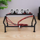 6 LED Lights Metal Roll Cage Bucket for RC4WD 1/10 TF2 Remote Car Accessori