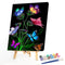 Butterfly Oil Paint By Numbers DIY Coloring Picture Kits for Adults Children Art