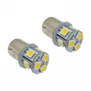 White 12V Lamp Bulb Turn Signal BA15S R5W 1156 Car Tail Light 5050 8SMD LED