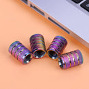 1 Pair Electric Scooter Valve Stem Caps Aluminum Dustproof Cover for M365 P