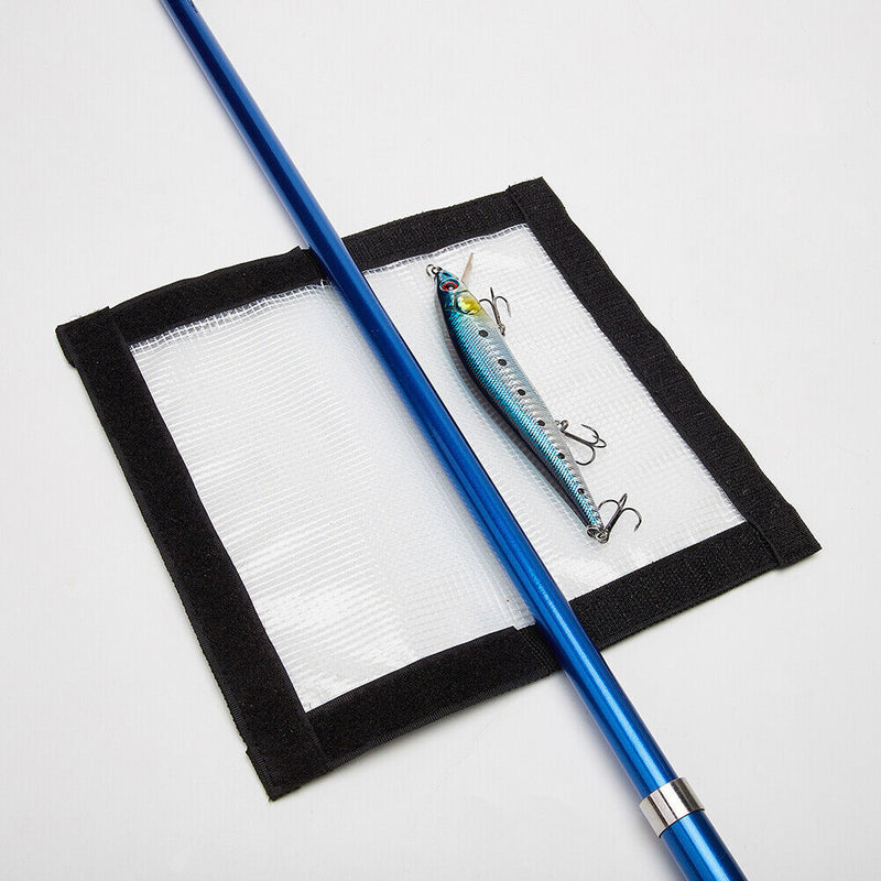 4pcs Bait Fishing Tackle Bag Clear PVC Lure Fishing Hook Protective Wraps Cover