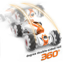 4WD RC Stunt Car 2.4GHz Music Light Watch Gesture Sensor Vehicle (Orange) Newly