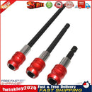 3pcs Batch Head Rod 1/4 Hex Shank Self-locking Magnetic Bit Extension Rods Newly
