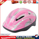 Childrens Riding Helmet Anti Drop Cartoon Sports Bicycle Helmet (Pink) Newly