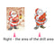 Xmas Embroidery Cross Stitch Christmas 5D Diamond Painting Santa Rhinestone