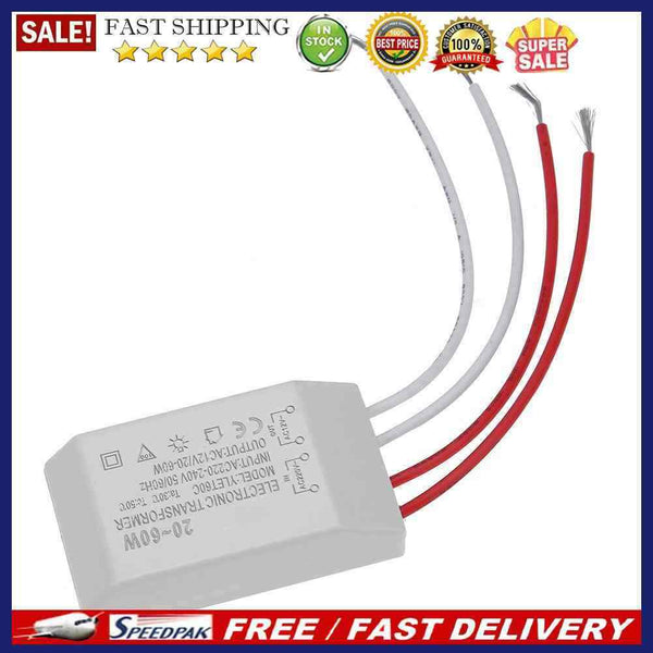 5pcs 220V to 12V Halogen Lamp Electronic Transformer Power Supply Adapter