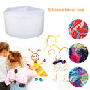 #A Silicone Split Cups For Paints Pouring Acrylic Paint Pour Cup Channels Divide