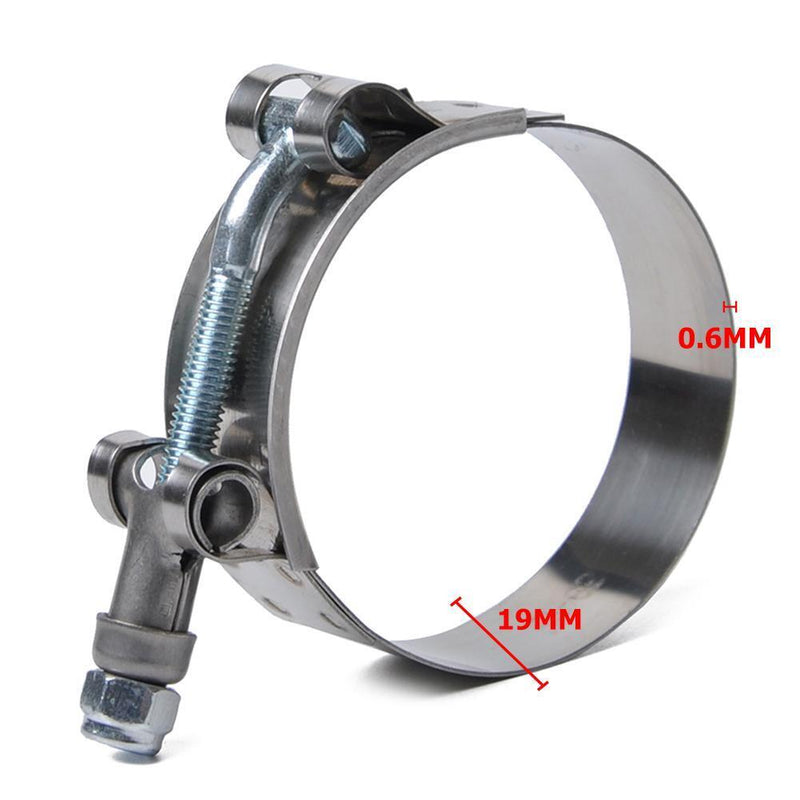 4pcs Heavy Duty Stainless Steel T-Bolt Clamps Turbo Coupler Intake Intercooler
