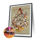 Diamond Painting Cotton Garland Full Round Drill Picture of Rhinestone Drawin