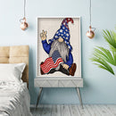 5D DIY Diamond Painting Flag Dwarf Full Drill Rhinestone Mosaic Art Picture