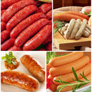 DIY Sausage Making Mold Food Grade Silicone Handmade Hot Dog Mold (Orange) Newly