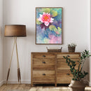 5D DIY Diamond Painting Full Round Drill Lotus Pond Mosaic Landscape Crafts