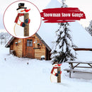Snowman Gauge - Party Decoration - Measurement Welcome Yard Sign_