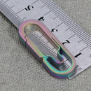 Titanium Alloy EDC Buckle Outdoor Camping Carabiner Keychain Hang