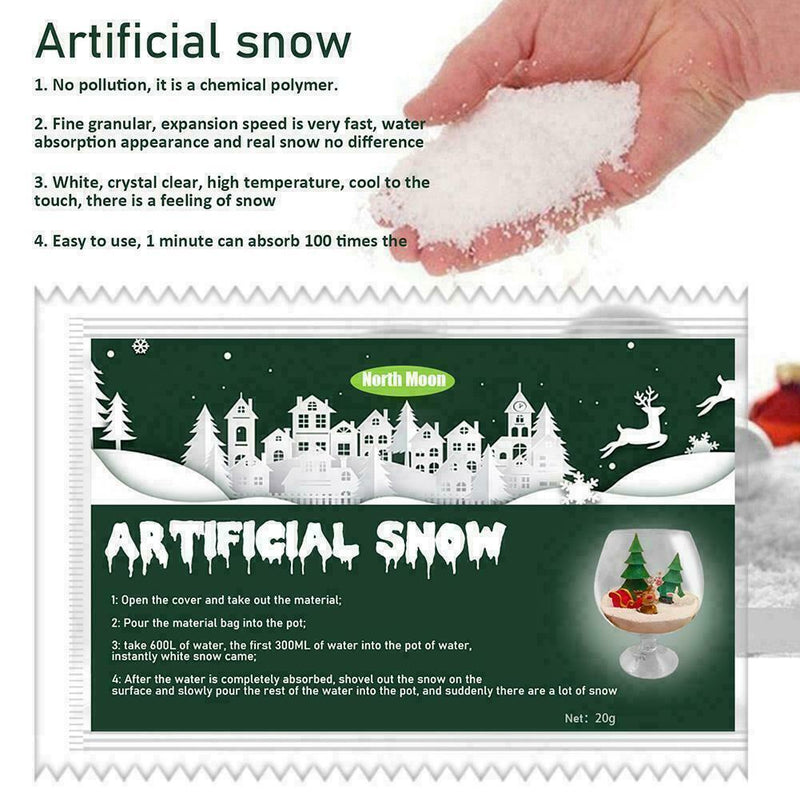 Artificial Dry Powder For Chidren Kids Winter Snowball DIY U0E0 8U9I props J9X6