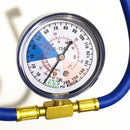 Conditioning A/C Refrigerant Charging Hose with Gauge Refrigerant Charge Hose