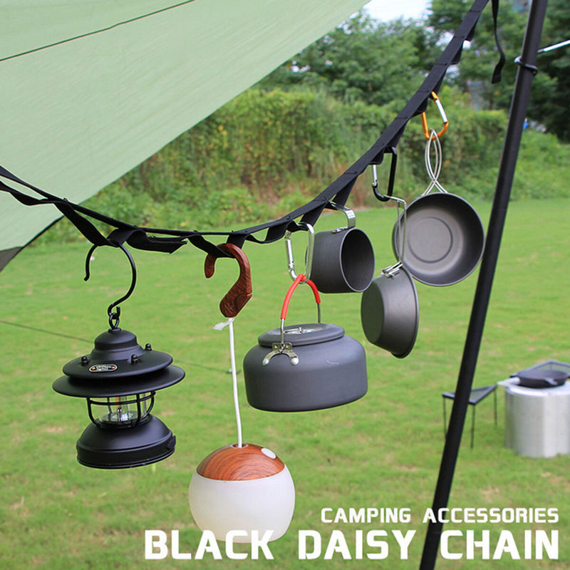 Outdoor Camping Lanyard Hanger 6.5ft Hanging Rope for Bags Lantern Lamp