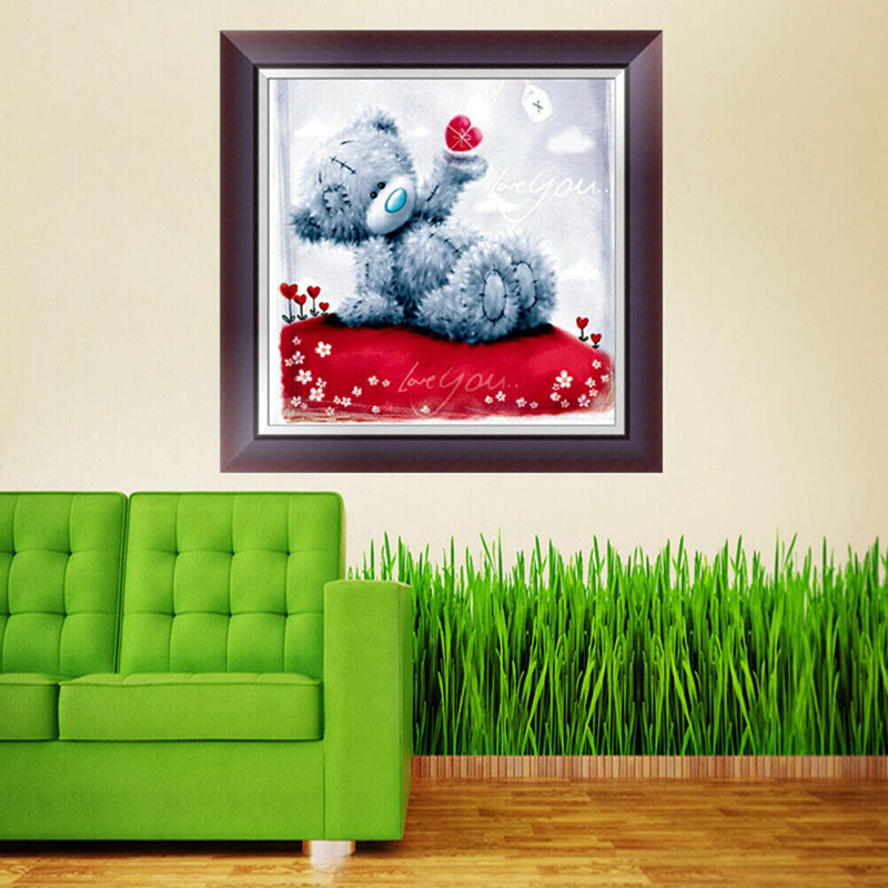 DIY5D Heart Bear Diamond Embroidery Painting Cross Crafts Stitch Home Decor