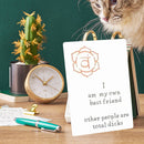16pcs Affirmation Card Funny Postcards Funny Affirmation Card for Friends Fam