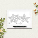 Star Metal Cutting Dies Die Cut Stencil Embossing Scrapbooking DIY A 2in1 S8I8