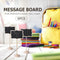 5x5pcs Mini Wooden Chalk Blackboard Signs Chalkboard Message Board (Flower)