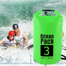 Waterproof Dry Bag Pack Sack Swimming Kayaking River Trekking (3L Green) Newly