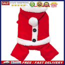 Pet Christmas Clothes Four-legs Hooded Winter Warm Dog Clothing (XXL Coat)