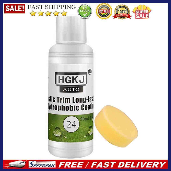 HGKJ Auto Interior Plastic Parts Retreading Agent Paint Car Plastic Renovator
