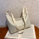 Women Solid Color Messenger Bag Lady Nylon Zipper Crossbody Bag (White)