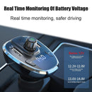 Car Charger Adapter FM Transmitter with USB Port Bluetooth 5.0 Support`