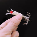 4g Luminous Squid Fishing Lures Jig Hook Artificial Soft Bait Sea Fishing Tackle