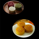Moon Cake Mold Hand Pressure Mold Baking Mold+1 Printing Plate Tool Dessert P9H2