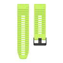 Silicone Strap Adjustable Bracelet for Garmin Fenix 6X/Fenix 6X Pro (Lime)