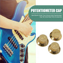 3pcs Volume Tone Control Knobs Potentiometer Caps Hat for Electric Guitar P