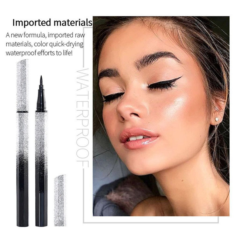 Waterproof Soft Brush Head Black Eyeliner 5D Smooth Liquid Eyeliner Pencil