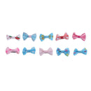 Baby Printed Flowers Nylon Hair Clip Head Wraps Baby Headband Alligator Clips